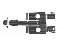 Купить Нет данных Комплект палубного покрытия Marine Rocket для Феникс 510BR, тик черный, белая полоса, с обкладкой у официального дилера со скидкой