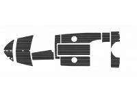 Купить Нет данных Комплект палубного покрытия Marine Rocket для Феникс 530HT, тик черный, белая полоса у официального дилера со скидкой