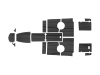 Купить Нет данных Комплект палубного покрытия Marine Rocket для Феникс 510BR, тик черный, белая полоса у официального дилера со скидкой