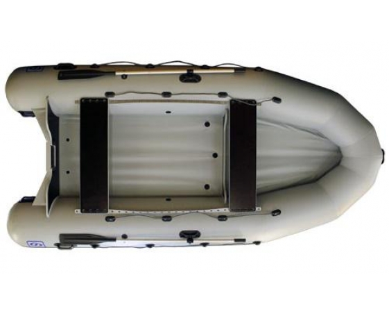 Надувная лодка Фрегат 480 FM Light Jet  (лп, серая)