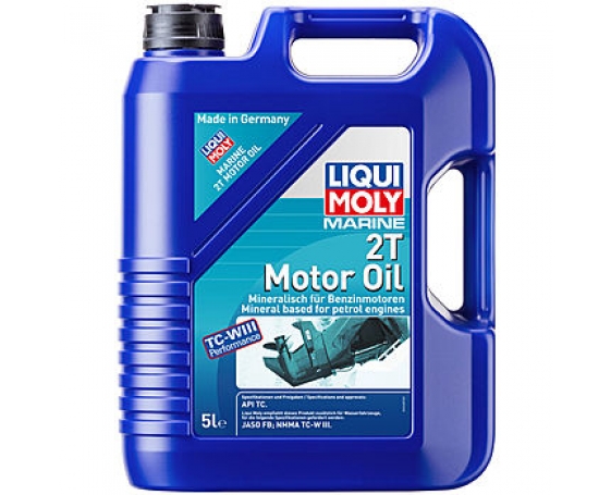 Минеральное моторное масло LIQUI MOLY Marine 2T Motor Oil 5L 25020