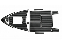 Купить Нет данных Комплект палубного покрытия Marine Rocket для Феникс 560, тик черный, белая полоса, с обкладкой у официального дилера со скидкой