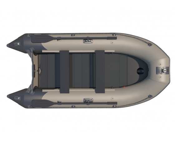 Надувная лодка Badger SL370 AL (Серый)