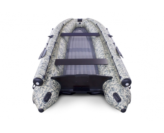 Надувная лодка Solar (Солар) 470 Super Jet tunnel с фальшбортом, Пиксель
