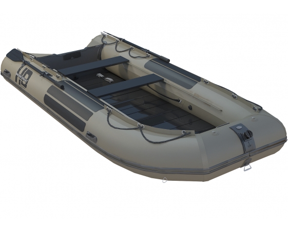 Надувная лодка Badger HD470 (Черный)