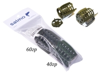 Кормушки фидер. Salmo FEEDER ROUND с дном 40г 60г 2шт. набор