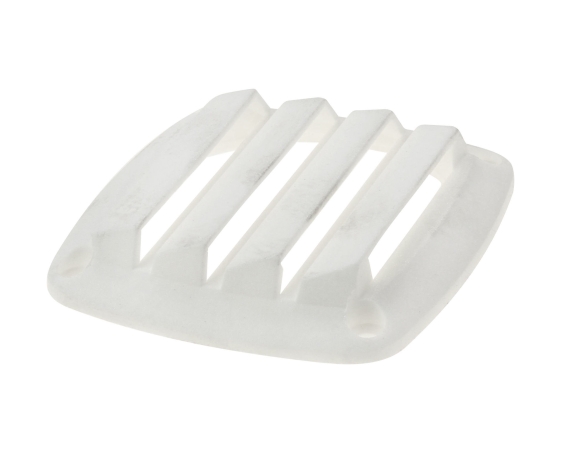 Решетка воздухозаборника 86х86х15 мм, белый