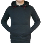Куртка с капюшоном без молнии W8311-010 Black (S)