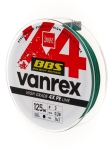 Леска плетёная Lucky John Vanrex BBS х4 BRAID Moss Green 125/028