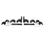 Комплект универсальных креплений к трубе (2 шт.) (Horizontal Bar Clamp Mounting Kit, диаметр 0.75"/1"/1.25) Aurora ALO-AH41