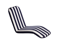 Сиденье ComfortSeat MarineClassic (Large) регулируемая спинка и низ 145x48x8см, 4,5кг, Сине-белая по