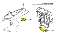 Купить Tecnoseal Комплект магниевых анодов TECNOSEAL Yamaha 200-250 л.с. KITYAMAHA200/250MG у официального дилера со скидкой