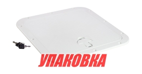 Купить Nuova Rade Люк смотровой 380 х 380 мм с замком, белый (упаковка из 5 шт.) у официального дилера со скидкой