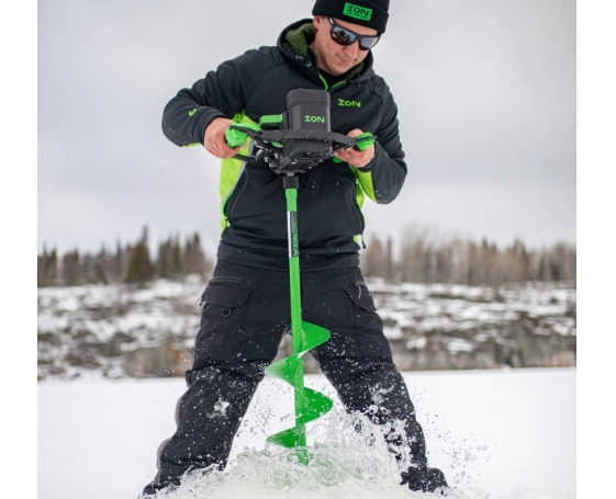 Электрический ледобур ION Alpha Steel 10" стальной шнек