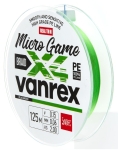 Леска плетёная LJ Vanrex MICRO GAME х4 BRAID Fluo Green 125/006