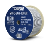 Силовой провод из 100% меди для морского применения 8-GA 30 м. черный MOFC8GA100G, DS18