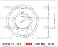 Звезда для мотоцикла ведомая RK Chains B5632-41