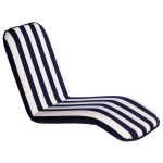 Сиденье ComfortSeat MarineClassic (Large) регулируемая спинка и низ 145x48x8см, 4,5кг, Сине-белая по