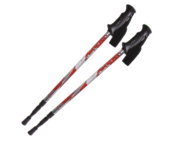 Палки Tramp треккинговые Scout 140 красные