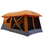 Палатка туристическая с тамбуром автомат GAZELLE T4 PLUS SUNSET ORANGE