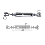 Купить Cim Талреп со стопорным болтом CIM М 6 3108-0106 у официального дилера со скидкой