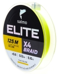 Леска плетёная Salmo Elite х4 BRAID Dark Gray 125/008