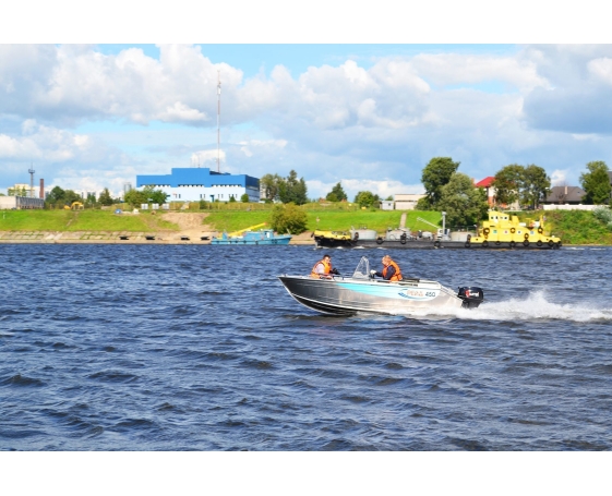 Корпусная лодка Рейд 450 C алюминиевая