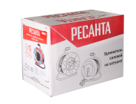 Удлинитель силовой на катушке Ресанта СУ-2х1-30/2 (с выкл., 4 розетки)