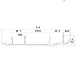 Конек лыжи снегохода BRP 100320T