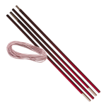 Ремкомплект дуг Tramp Alu (4 секции + резинка) алюминий