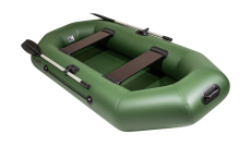 Надувная лодка ПВХ, Барс 260, зеленый