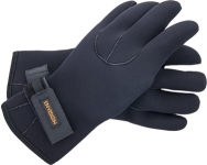 Спортивные неопреновые перчатки 4 мм (черные) (L)