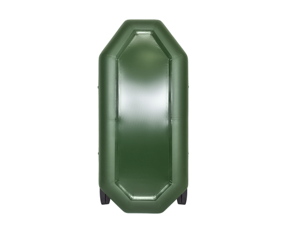 Надувная лодка ПВХ, Барс 260, зеленый