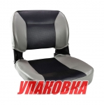 Кресло складное, цвет серый/черный (упаковка из 2 шт.)