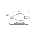 Купить Tecnoseal Анод TECNOSEAL магниевый на корпус судна 00350/BMG у официального дилера со скидкой