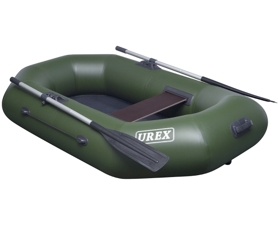 Надувная лодка ПВХ UREX 200, зеленая