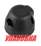 Розетка для прицепа, пластиковая, 7 контактов (упаковка из 20 шт.)