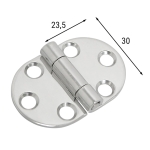 Купить Homer Петля неразъемная Homer 47х30х1,5 мм 6062 у официального дилера со скидкой