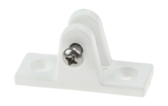 Купить Easterner Кронштейн палубный 90 град, с винтовым штифтом, ровное основание, пластиковый белый у официального дилера со скидкой