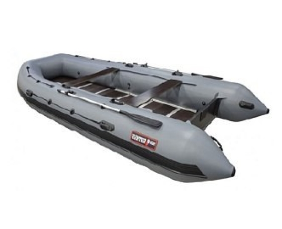 Надувная лодка Хантер 520 фанера сер