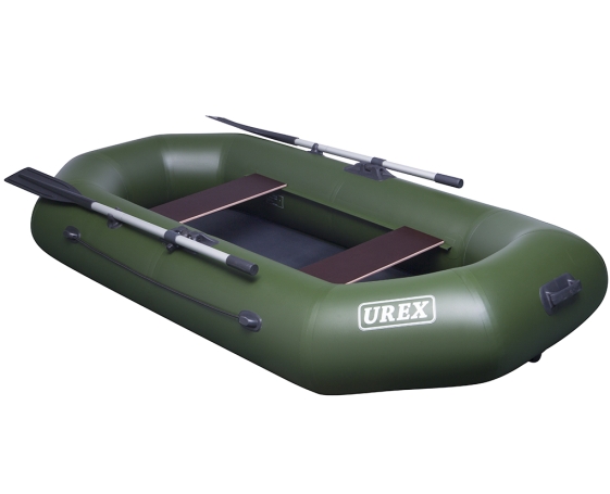 Надувная лодка ПВХ UREX 240, зеленая