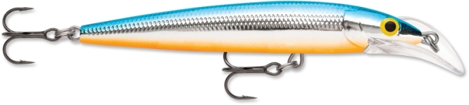 Воблер Rapala Jigging Shad RAP Scatter Rap Deep HUSKY JERK суспендер 2,7-3,6м, 10см, 10гр SCRDHJ10-S
