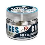 Бойлы насад. плав. двух цв. Sonik Baits SPICES-GARLIC Fluo Pop-ups 14мм 90мл