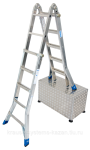 Шарнирная телескопическая лестница STABILO 4х5