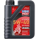 Синтетическое моторное масло LIQUI MOLY Motorbike 4T Synth 5W-40 Offroad Race 1L 3018