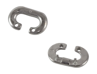 Звено цепи соединительное 6 мм, нержавеющее