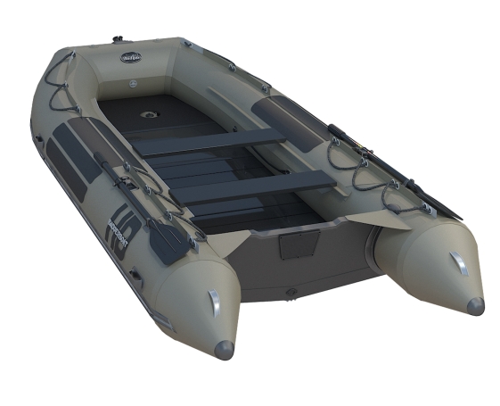 Надувная лодка Badger HD370 (Черный)