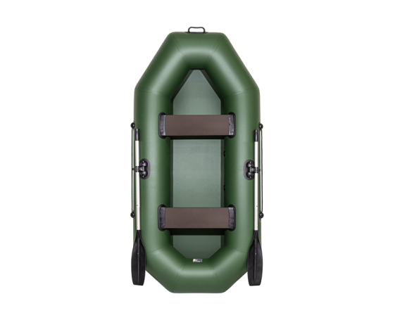 Надувная лодка ПВХ, Барс 260, зеленый