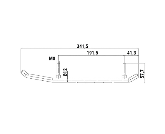 Конек лыжи снегохода Yamaha 100311T