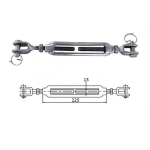 Купить Cim Талреп со стопорным болтом CIM М10 3108-0110 у официального дилера со скидкой
